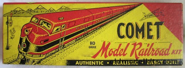 Comet 1/87 C. & E.I. (Chicago and Eastern Illinois) 40' Class XA Wooden Sheathed Outside Braced Automobile Box Car - HO Scale Wood and Metal Kit, R12 plastic model kit